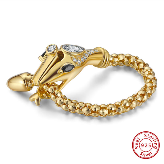 Serpent Chain Ring