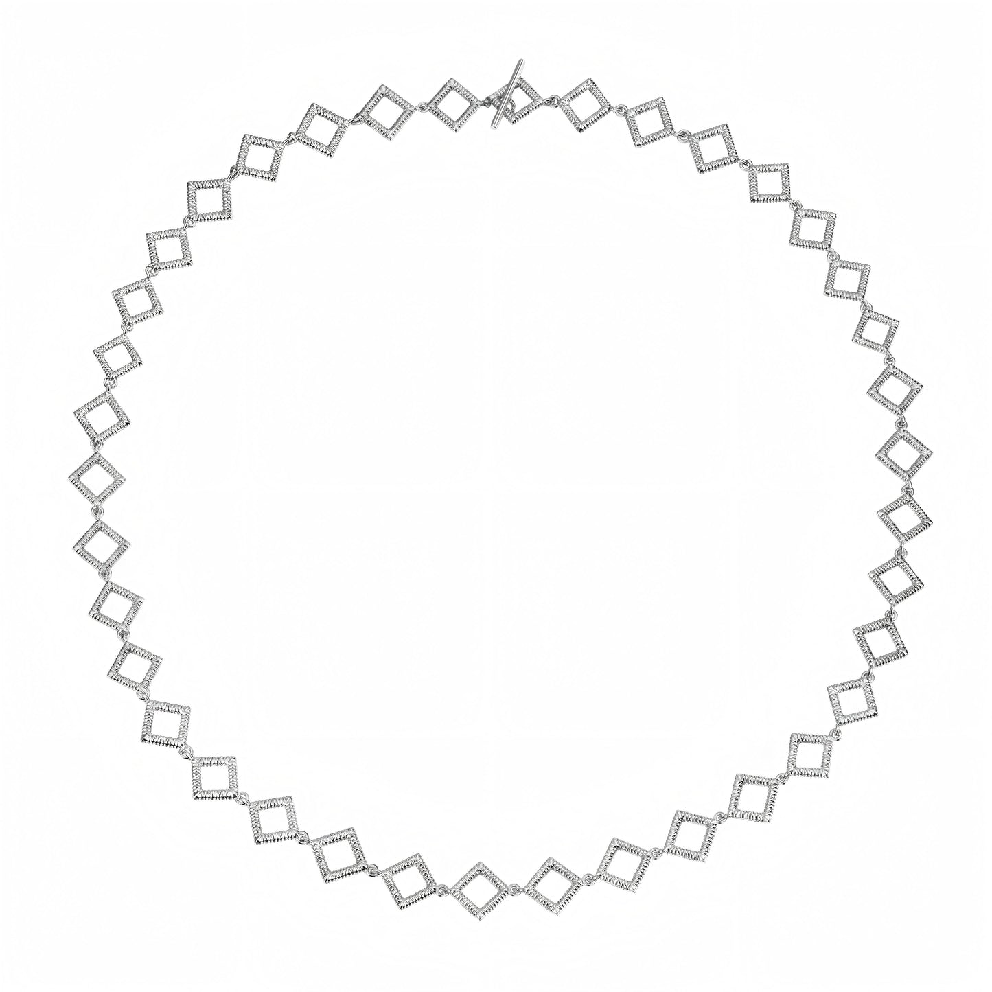Golden Axis Link Necklace