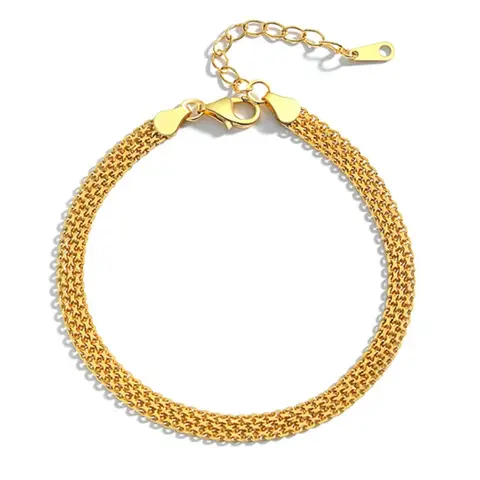 Minimalist Hollowed Chain Bracelet