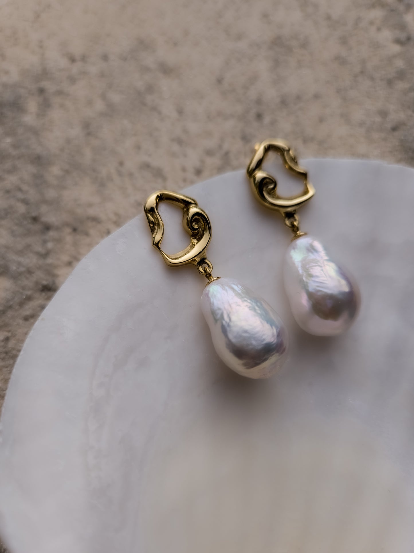 Baroque Freshwater Pearl Earrings