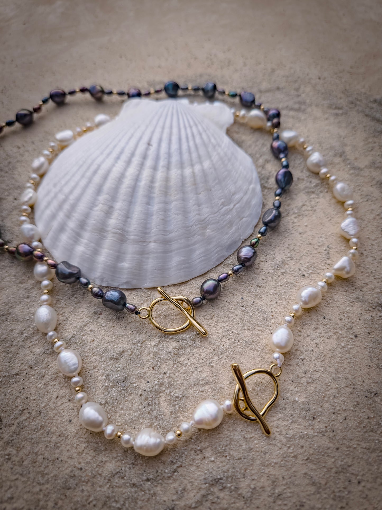 Freshwater Pearl Toggle Necklace