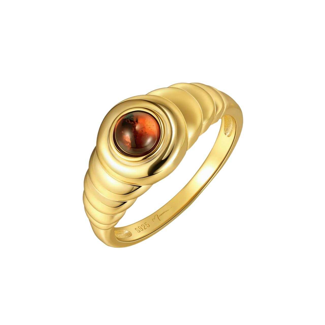 AURORA ORBIT RING — GARNET