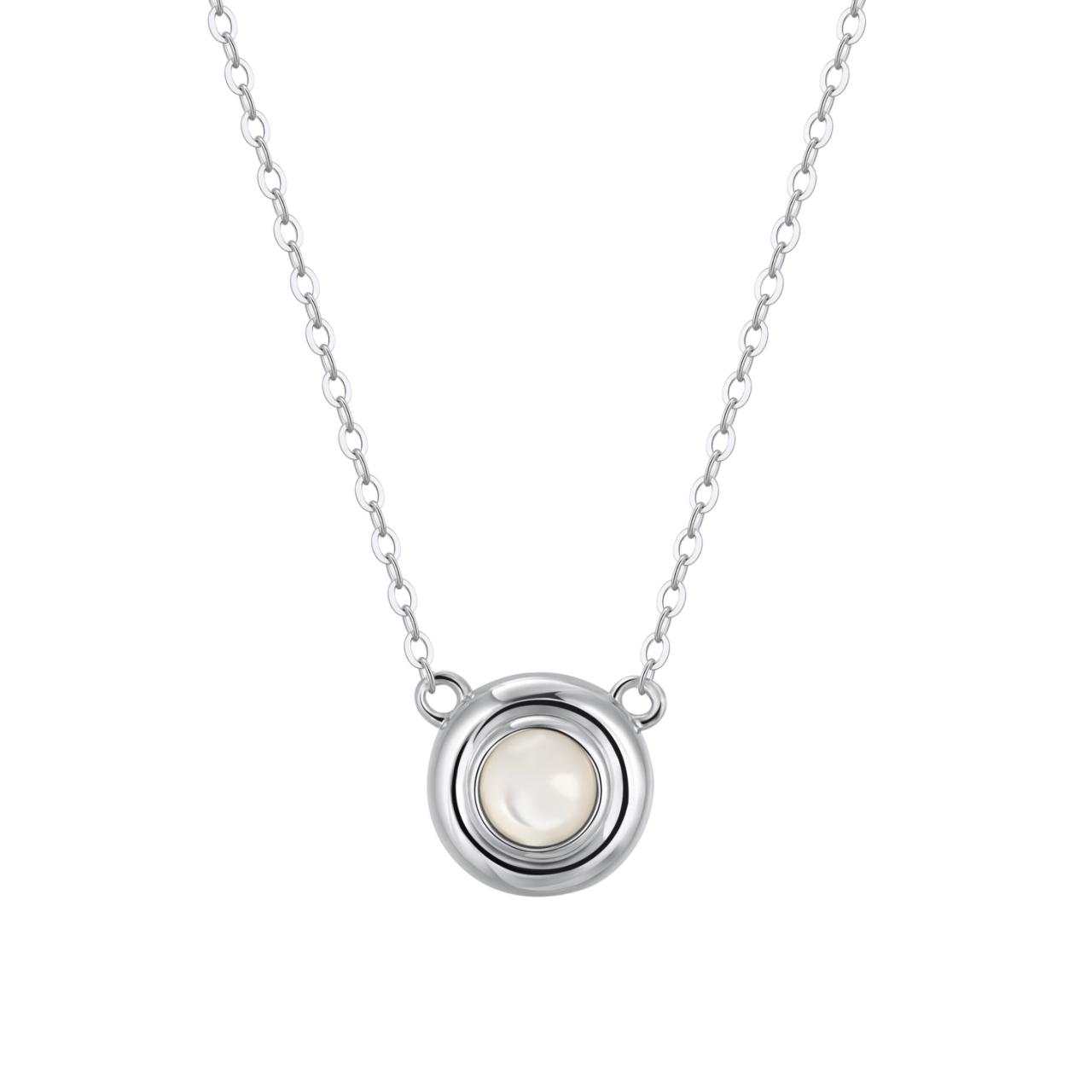 AURORA ORBIT PENDANT — PEARL