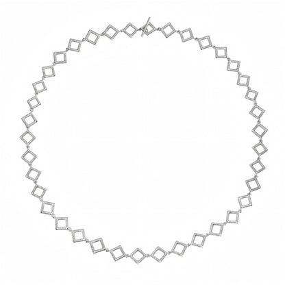 Golden Axis Link Necklace