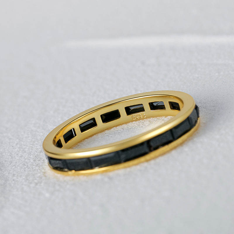 Black and Gold Stacking Band