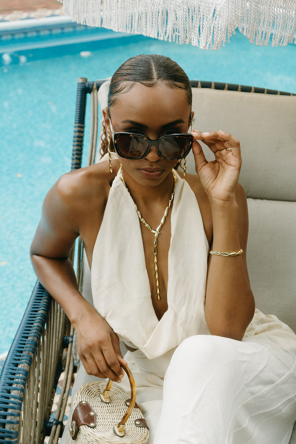 Liquid Muse Drop Necklace